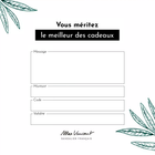Carte Cadeau Max Vincent